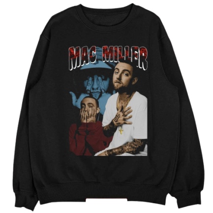 Mac Miller College Design Singer Sweatshirt